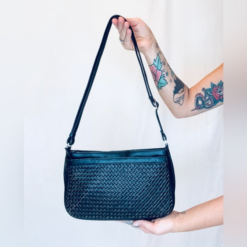 Derek Alexander Croowoven Leather Purse